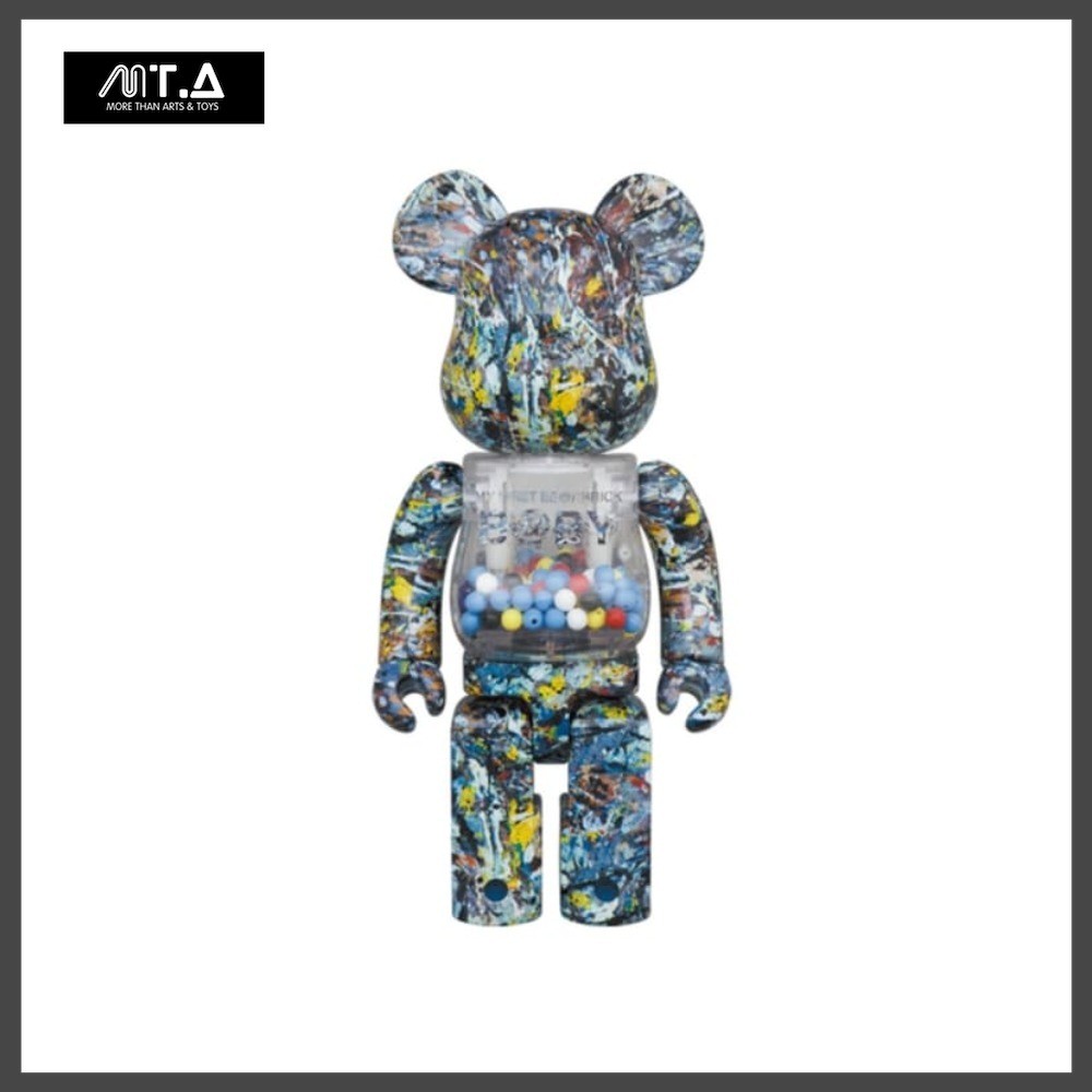 พร้อมส่ง🇹🇭 MTA. Bearbrick Jackson Pollock Studio Ver. 200% ราคา 9,101 บาท*ส่งฟรี
