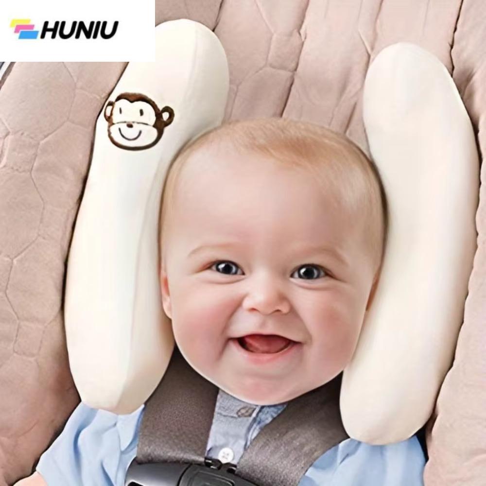 HUNIU ปรับได้ หมอนสำหรับรถเข็นเด็ก รองรับศีรษะ ผ้าฝ้าย ที่รองศีรษะสำหรับทารก ของใช้เด็ก คอพยาบาล หมอนรองเบาะรถยนต์ สำหรับการนอนหลับ ราคา 337 บาท*ส่งฟรี