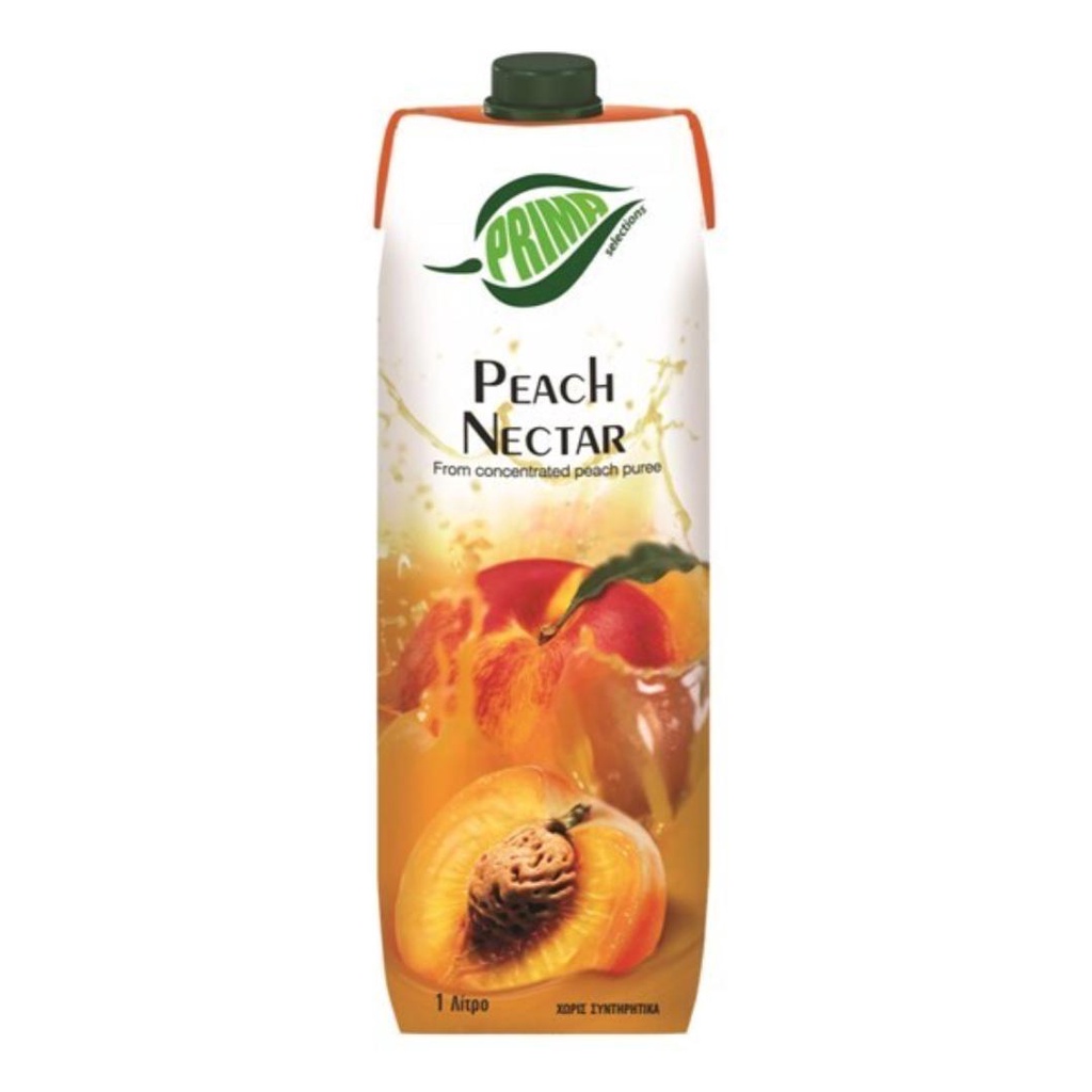 COMBO 2 Nectar Đào 50%, Peach Nectar 50% 1L - PRIMA