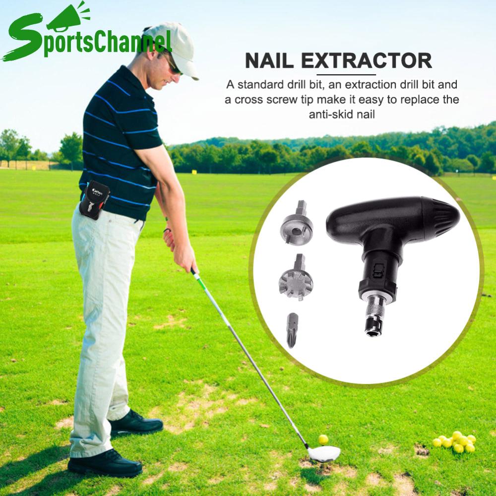 Giày chơi golf Cleats Ratchet cờ lê có thể điều chỉnh giày chơi golf Cleat cờ lê Remover đa chức năng Golf Nguồn cung cấp