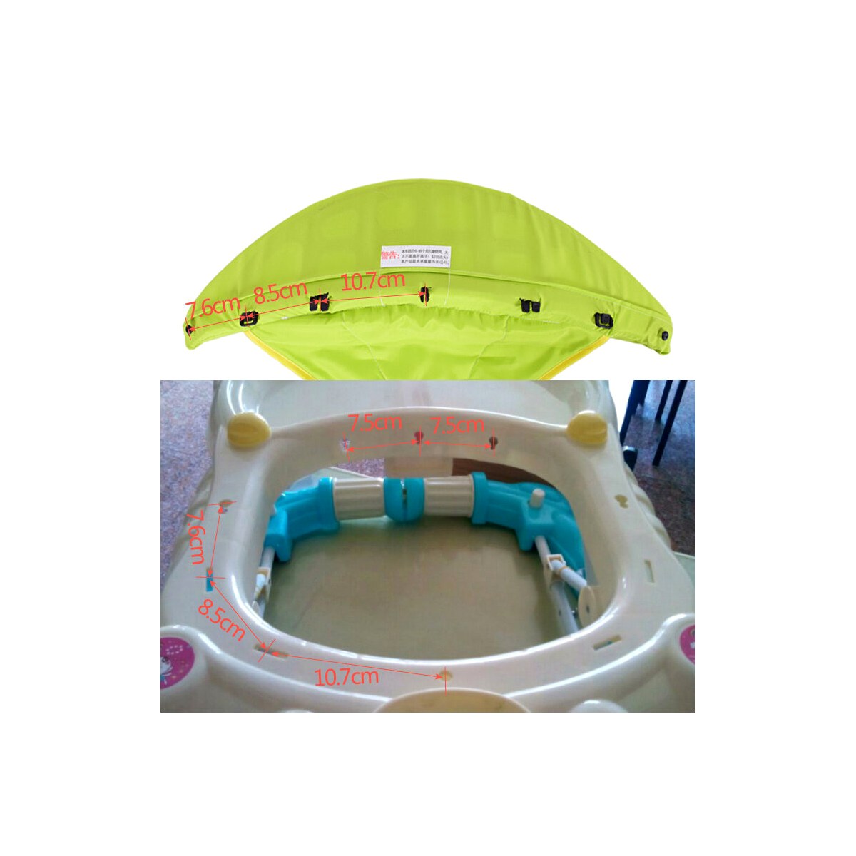 【Mild Charm】 Baby Walker Seat Cushion