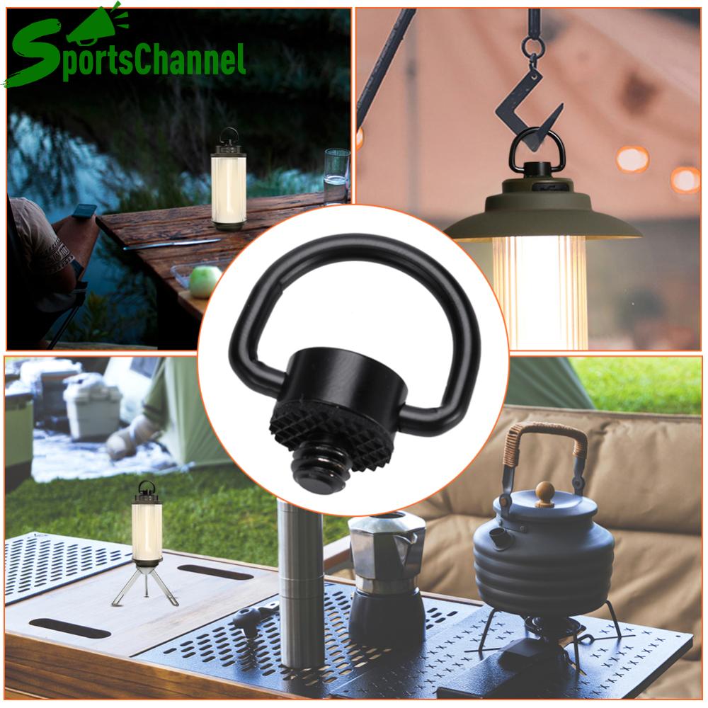 Đèn Cắm Trại móc Neo thép không gỉ chân đèn móc giữ trọng lượng nhẹ đa chức năng mạnh mẽ đi bộ ngoài trời dụng cụ câu cá cho KT-38 GZ đèn