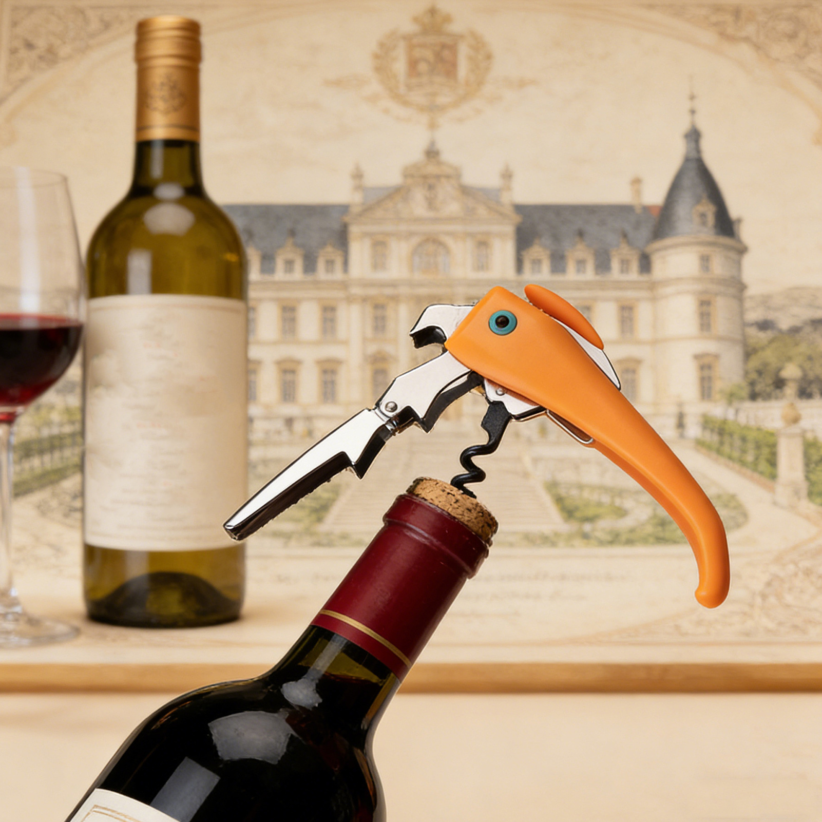 Multifunctional Stainless Steel Wine Corkscrew And Beer Opener_voghion.com