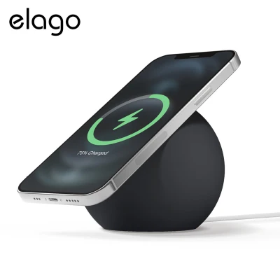 elago MS2 Charging Stand Compatible with MagSafe Charger [Charging Cable Not Included]