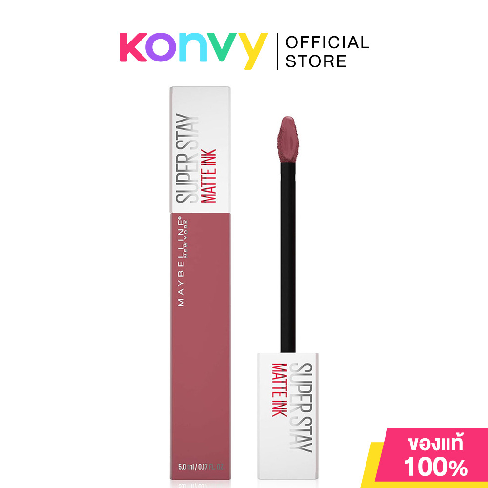 Maybelline New York Superstay Matte Ink Liquid Lipstick 5ml เมย์เบลลีน นิวยอร์ก ลิควิดลิปสติก