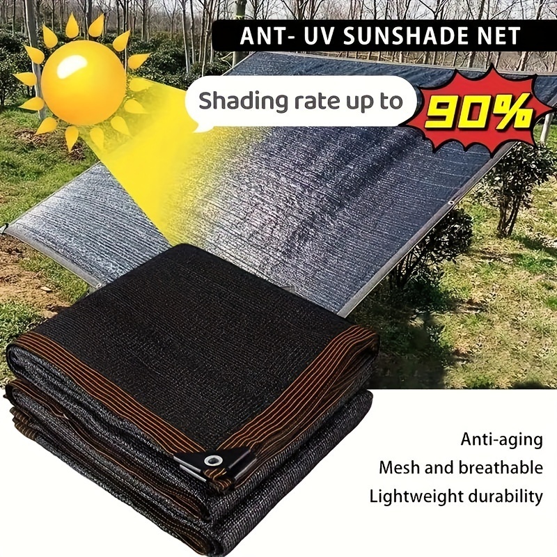 Premium UV-Resistant Sun Shade Sail Canopy - 90% Shading Rate, Breathable Mesh Tarp for Outdoor Patio & Garden, Durable Cotton Blend, Perfect for Backyard, Lawn, Garage, and Pool Area - Rectangular Sunblock Net ราคา 444 บาท*ส่งฟรี