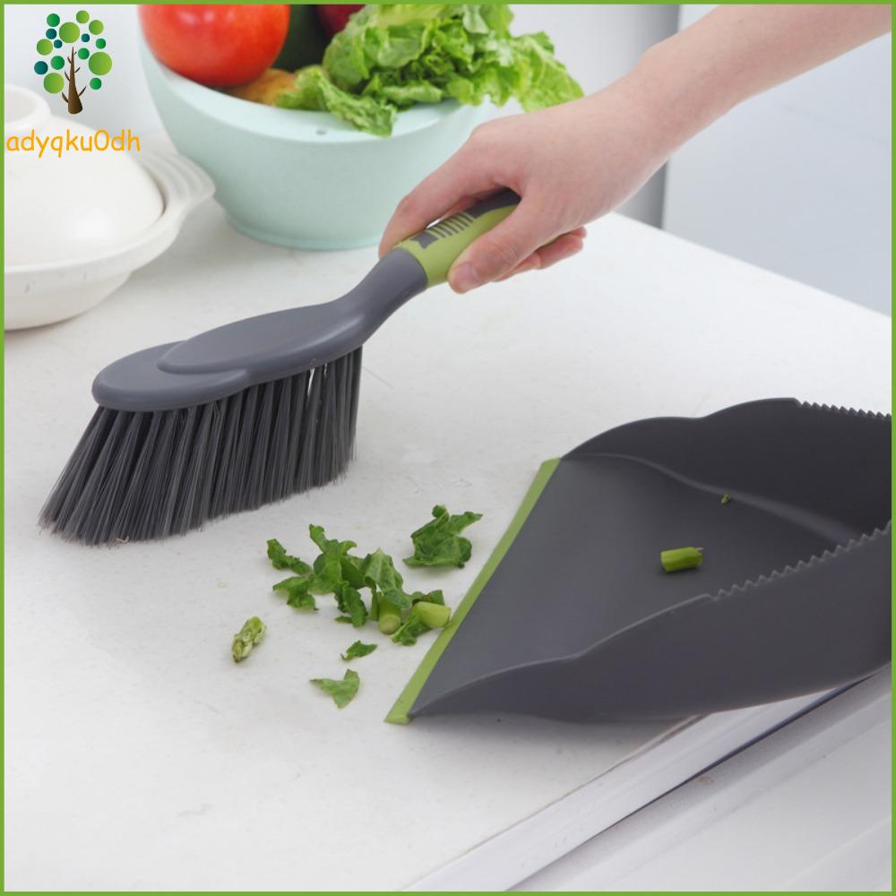 ADYQKU0DH Nhỏ Chổi quét bàn Nhựa Xám Bộ xẻng Chổi mini Bàn chải làm sạch để bàn Dụng cụ vệ sinh văn phòng trường học tại nhà