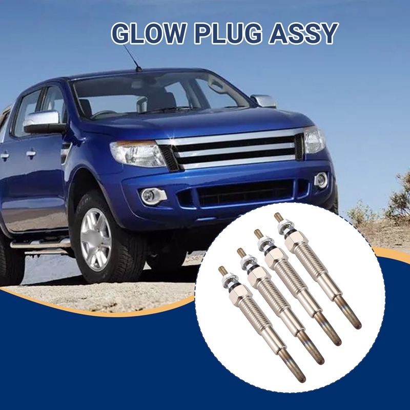 YAJAM-8Pcs WL03-18-601 WL81-18-601 Glow Plug Assy for 2.5TD B2500 for Freda for