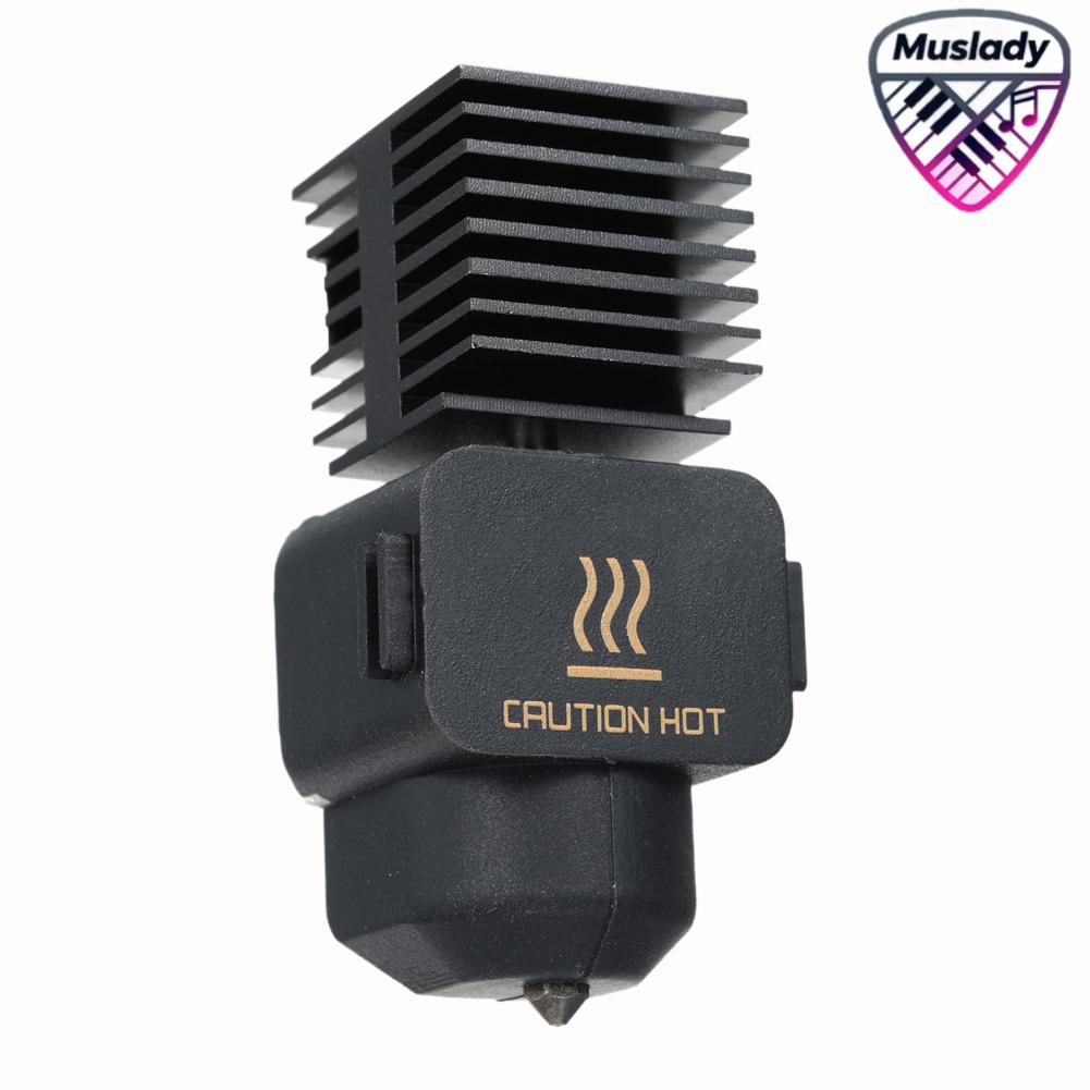MUSLADY Hot End Kit Extruder Replacement Accessory เข้ากันได้กับ Lab A1/ A1mini เครื่องพิมพ์ 3D อุณหภูมิสูง 0.6 มม หัวฉีดเหล็กแข็งพร้อมถุงเท้าซิลิโคน ราคา 250 บาท*ส่งฟรี
