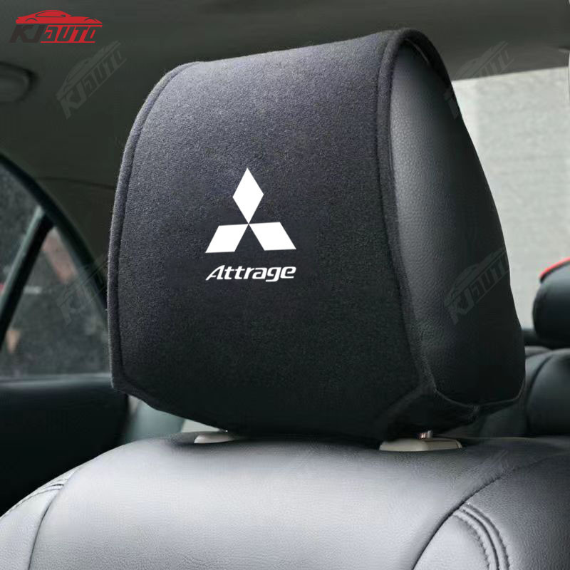 Mitsubishi Attrage Cotton Car Seat Headrest Protective Cover Car Accessories ราคา 115 บาท*ส่งฟรี