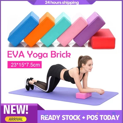 【Clearance Sales】Yoga Block Crack Resistant Soft Yoga Brick Exercise Fitness Sport Props Non-Toxic Foam Brick Stretching Aid Pilates
