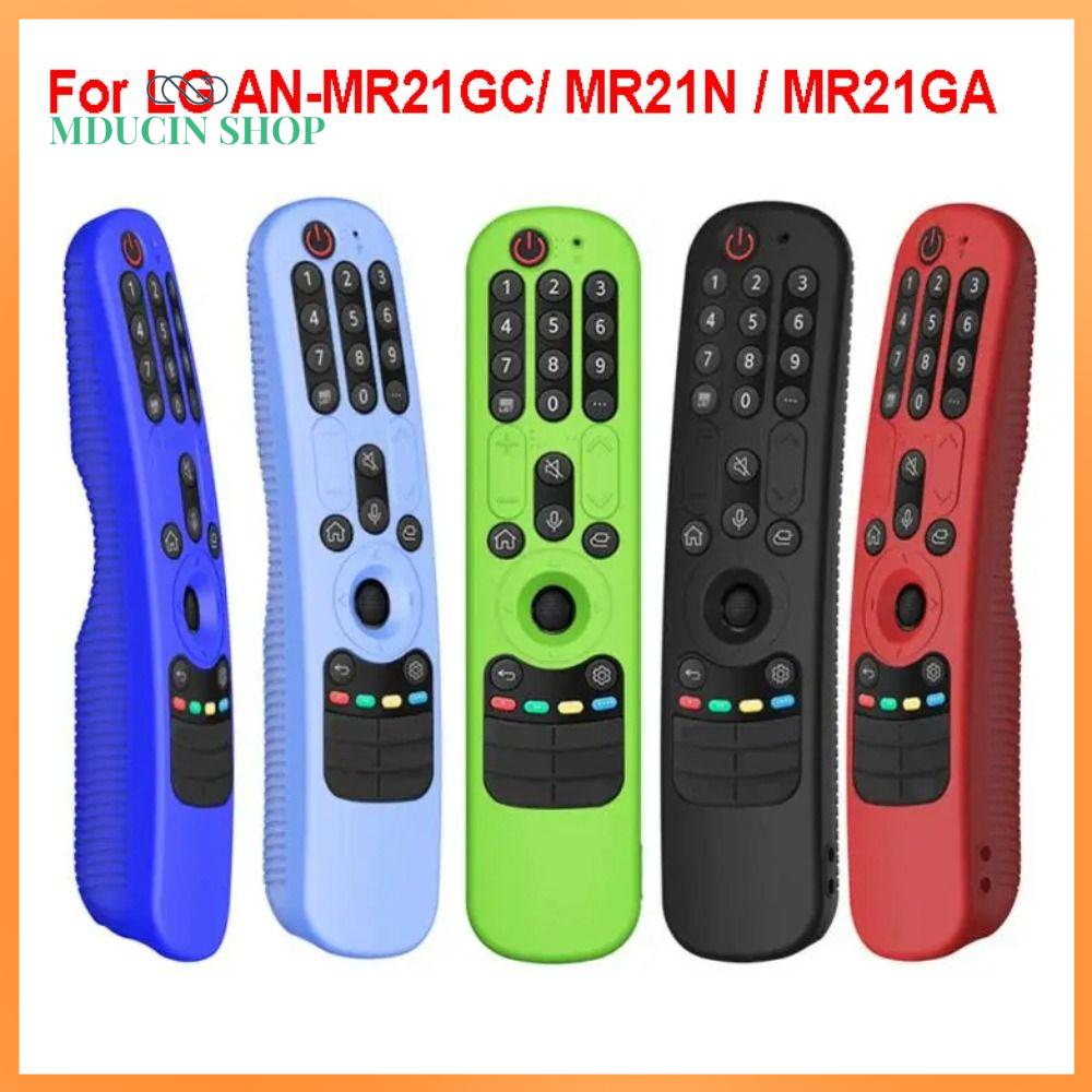 MDUCIN SHOP Bền Vỏ điều khiển từ xa Silicone Mềm Ốp phát sáng Đầy màu sắc Chống sốc Ốp bảo vệ toàn bộ Cho AN-MR21GC LG/Mr21n/Mr21ga Nhà