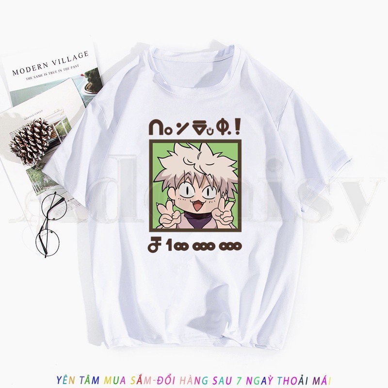 HOT [HOT] Áo thun Hunter X Hunter Killua Zoldyck Baka Anime Japan hots Spring giá rẻ