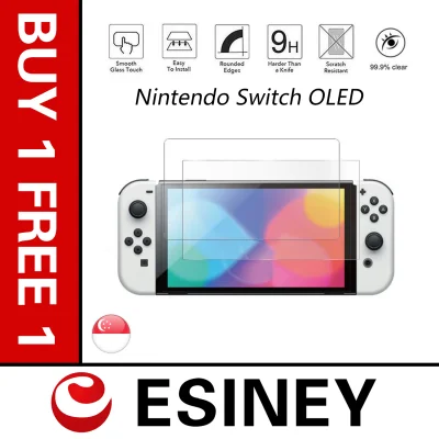[BUY 1 FREE 1]Nintendo Switch / Switch Lite/OLED 2021 - Clear 9H Tempered Glass Gaming Console Screen Protector