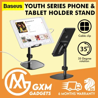 Baseus Phone Tablets Mount Holder Stand Compatible For iPhone iPad Samsung Xiaomi Huawei Youth Series Desktop Bracket