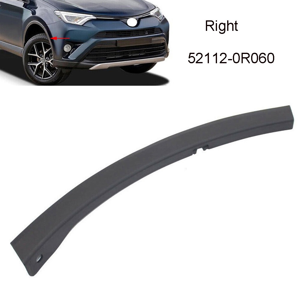 Nắp bịt đầu cản mileauto cho RAV4 16 đến 19 phía trước bên phải kết cấu bộ phận thay thế Giao hàng nhanh