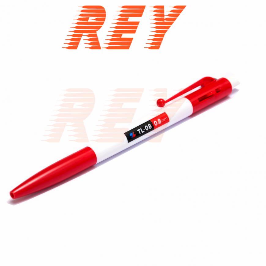 Bút bi bấm Thiên Long TL-08 ngòi to 0.8mm viết êm mực đều liên tục