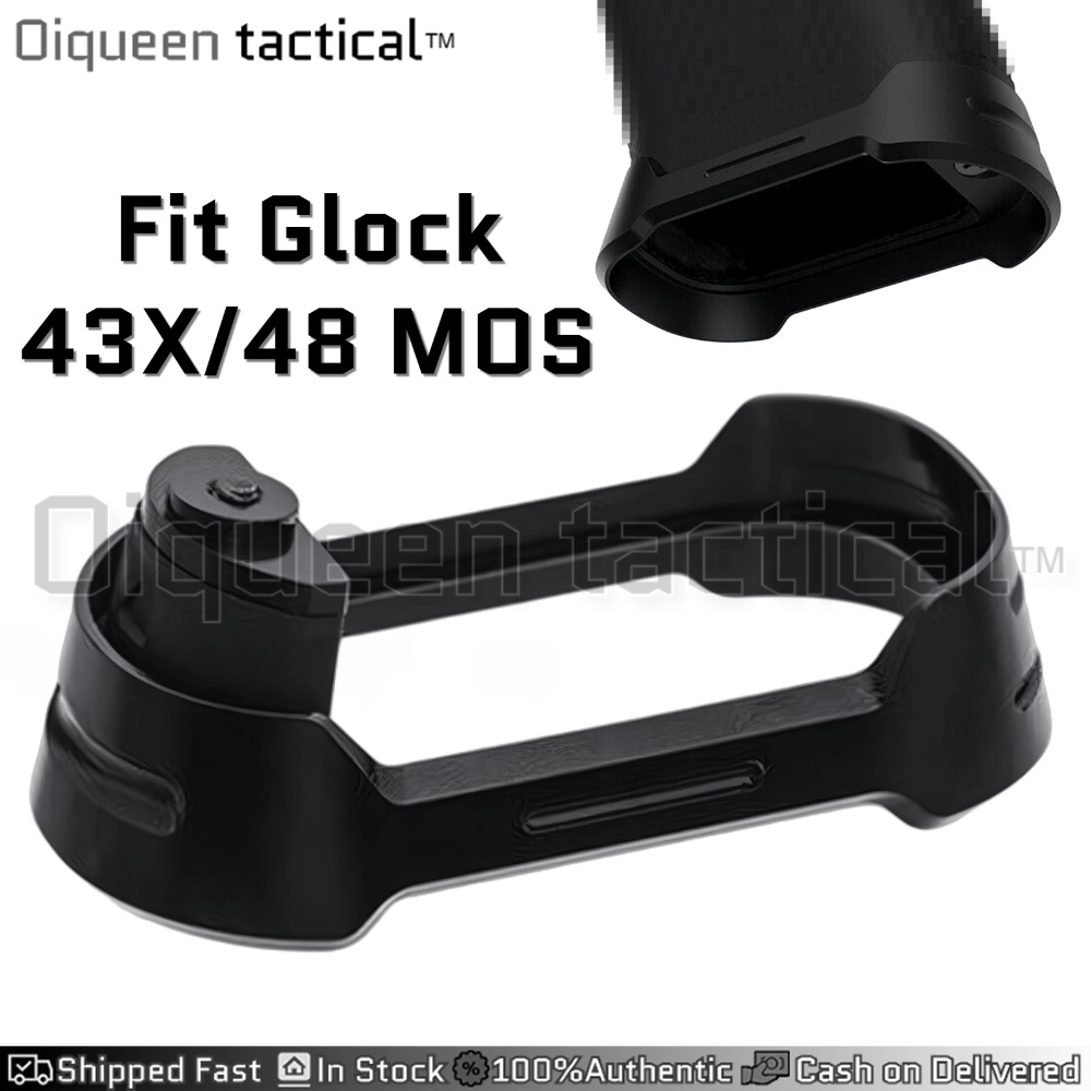 TB Accessories Black Anodized Aluminum Magwell – Fits Glock Compact Gen 3 & 4 (G19, G23, G32, G38)