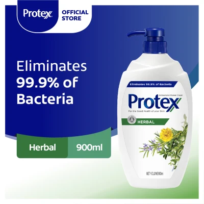 [Eliminates 99.9% bacteria] Protex Herbal Antibacterial Shower Gel 900ml
