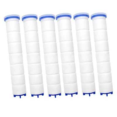 6 Pcs Of High Pressure Hand-Held Water Shower Filter Bathroom Bath Shower Filter Core Water Purification