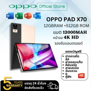 ภาพหน้าปกสินค้าจัดส่งฟรี OPPO Tablet PC แท็บเล็ต 10.8 Inch Android 11.0 [ุ12GB RAM 512GB ROM] Dual SIM 4G LTE รองรับซิมการ์ดทุกเครื่อข่าย โทรศัพท์ ถูกๆ ดี ที่เกี่ยวข้อง