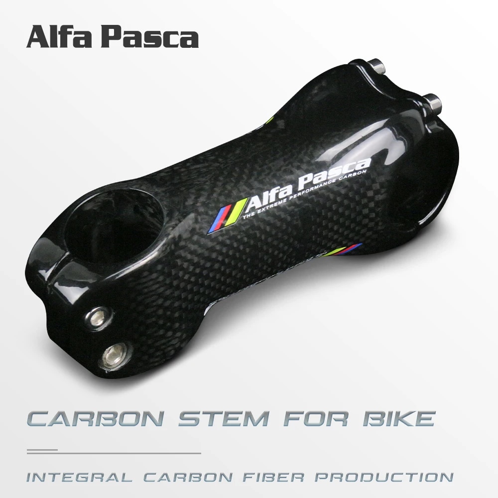 【Hot deal】 Alfa Pasca Mtb Handlebar Stem 6/17 Carbon Stem Mtb Bike Table 70-130 Mtb Handlebar Advance Power Road Bike Accessories
