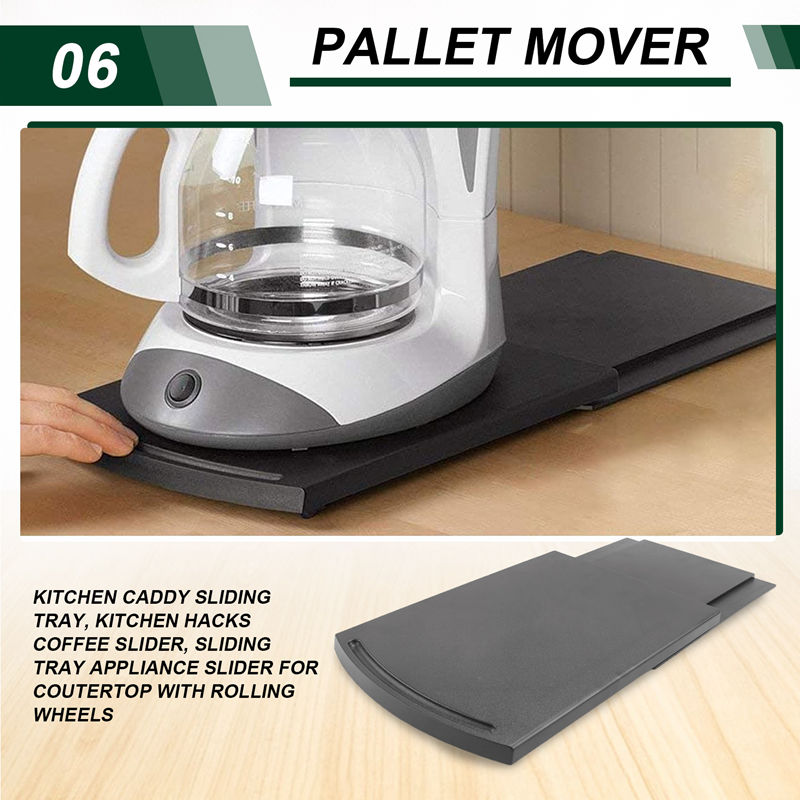 Joy&Grace Appliance Slider for Kitchen Appliances 360° Rolling Sliding