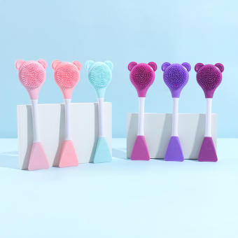 Cọ quét mặt nạ silicone, Cọ Silicon Hai Đầu Phết Mặt Nạ Tiện Dụng BEAUTY 4