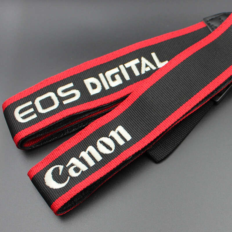 Canon DSLR 6d2 5D2 5D3 7D 80D 70d 5d4 máy ảnh thêu dây đeo cổ và vai dây đeo