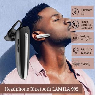 Tai nghe bluetooth chính hãng nhét tai không dây có mic đàm thoại cho thumbnail