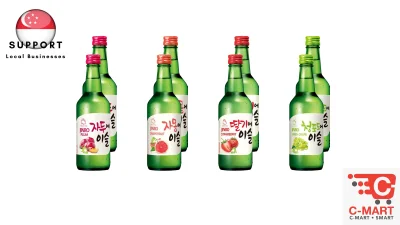 Super Hite Jinro Mixed Soju Set of 8 Bottles (Free Delivery Next or Following Day)