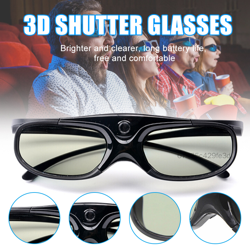 แว่นตา 3D Active DLP Link เข้ากันได้กับแว่นตาโปรเจคเตอร์ Optama/ Acer/ BenQ/ ViewSonic RT-TH ราคา  426 บาท*ส่งฟรี