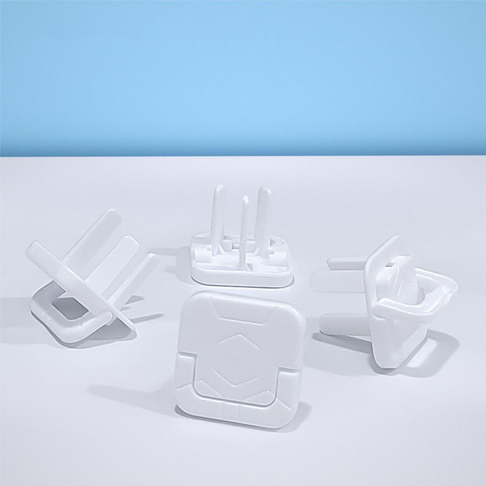 HAPPY DROPS Three Holes Portable Power Socket Electrical Safety Safety Plug Electrical Outlet Socket Power Protect Covers Baby Safety Guard Protection Cap Anti Protector Cover