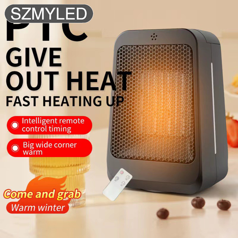 1200w Electric Heater Built In Timer Portable Fast Heating Household Space Heater With Remote Control