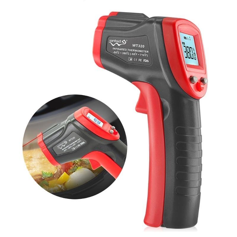 -50 đến 380 ℃ nhiệt kế cầm tay tạm thời đọc với Backlit Chức năng tự động tắt đo nhiệt độ công cụ