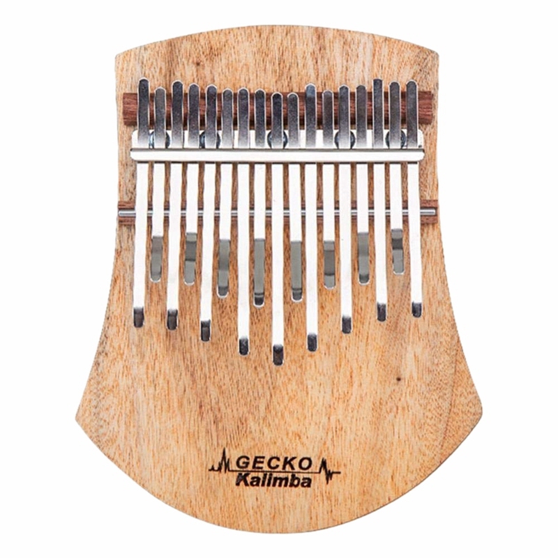 Gecko 17 Key Kalimba Thumb Piano Finger Percussion Music Camphor Wood Musical Instrument (K17Note)