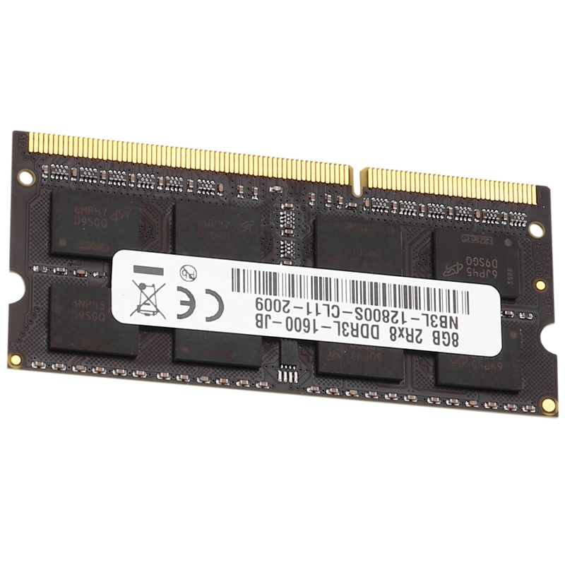 (ABKM) DDR3 8GB Laptop Ram Memory 1600Mhz PC3-12800 1.35V 204 Pins SODIMM Support Dual Channel for AMD Laptop Memory