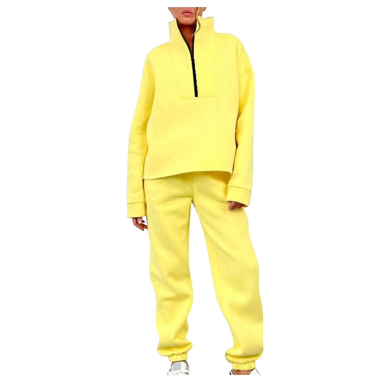 Của phụ nữ 2 mảnh Bộ áo nỉ hàng đầu và quần ống rộng Tracksuit trang phục tập YoGa Bộ đồ mặc nhà xe máy Tracksuit