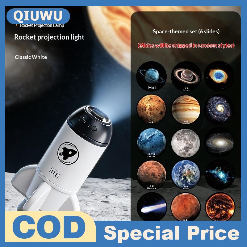 QIUWU LED 1 Set USB Adjustable Dinosaur Starry Sky Projector Night Lamp for Children Nursery Bedroom Warm Ambient Lighting