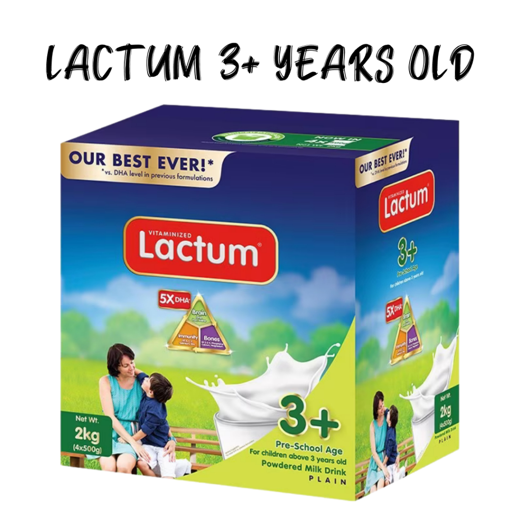 .. LACTUM 3+ YEARS OLD 350G 700G 1.15KG 2KG 2.3KG 3.2KG 4KG .