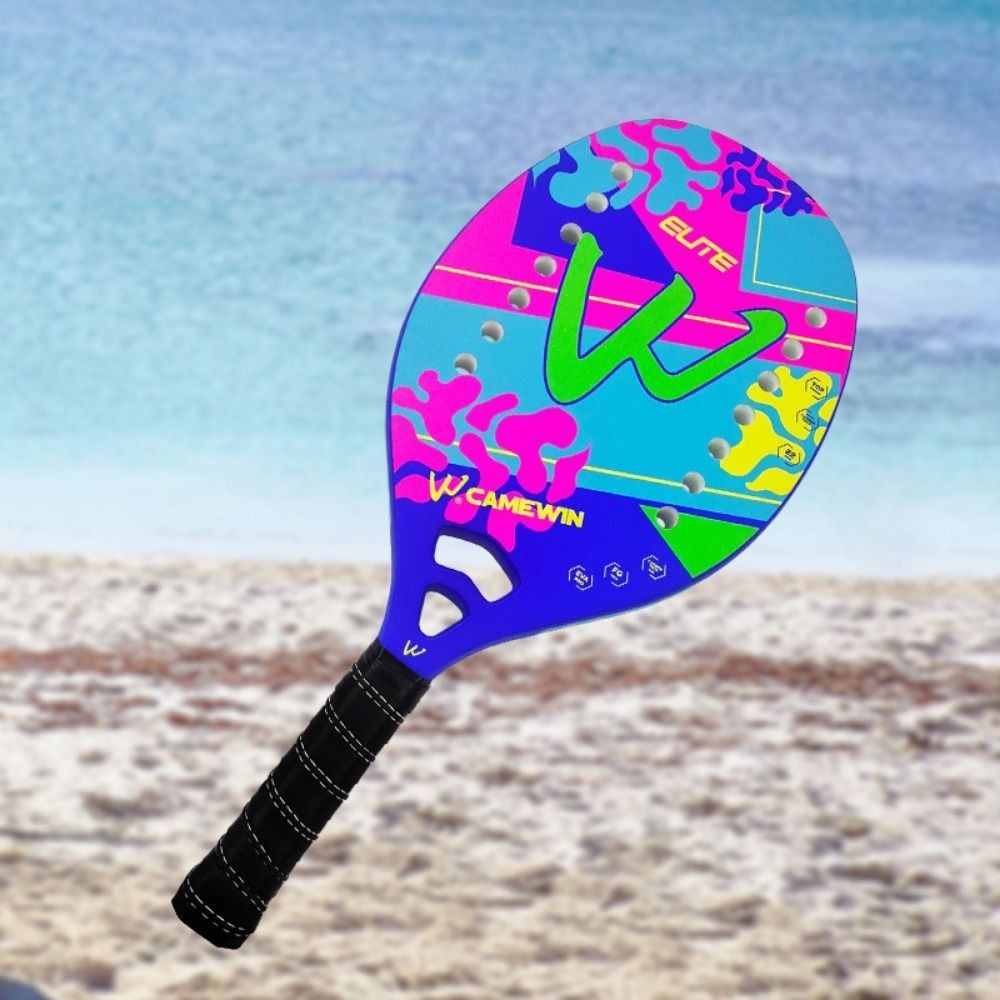 GONGL Full Carbon Fiber Beach Tennis Racket Oversized Racket Cartoon Padel