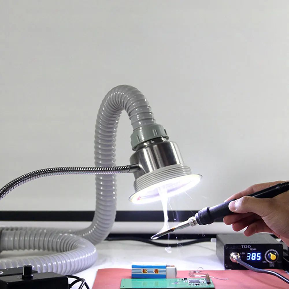 Smoking Instrument Mobile Phone Repair Smoking Lighting Dual-purpose Smoke Exhaust Fan Soldering Iron Welding Smoke Exhauster STEM Toys Learning Education ราคา 10,941 บาท*ส่งฟรี