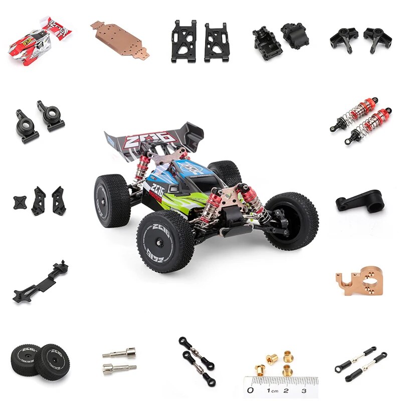 Wltoys 144001 1 14 RC Car Spare Parts Swing Arm C Seat Vehicle Bottom