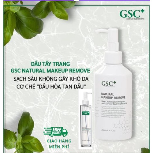 Dầu tẩy trang từ thiên nhiên GSC+ Hàn Quốc Natural Makeup Remove 250ml, 150ml.