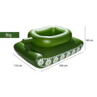 ML:-Inflatable Tank Pool Float with Water Gun for Kids & Adult Summer Pool Party
