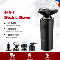 Original 5 In 1 Electric Shaver Usb Charging Ipx7 Waterproof Hair Trimmer Hair Clipper Adult Shaver