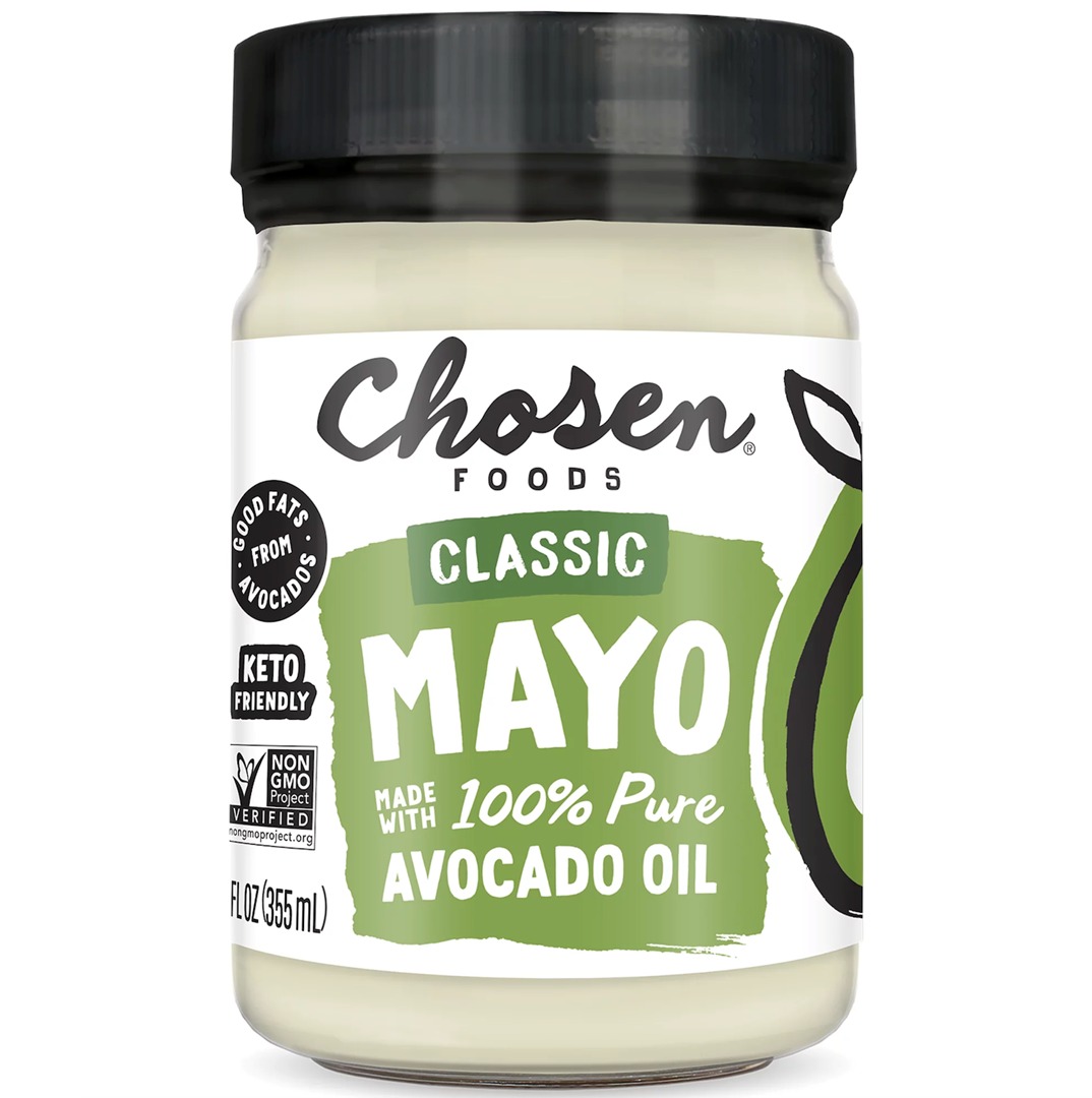 SỐT MAYONNAISE DẦU BƠ - ĂN KIÊNG Kosher - Chosen Foods, Pure Avocado Oil-Based Classic, Non GMO, 355