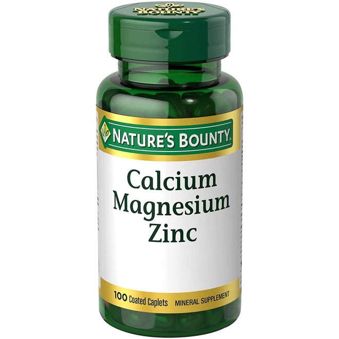 Viên Uống Giúp Xương Chắc Khỏe Nature's Bounty Calcium Magnesium Zinc 100 Viên - SẢN PHẨM CHẤT LƯỢNG CAO, SHOP CHỌN LỌC RẤT KĨ, HÀNG HÓA ĐẢM BẢO, ĐƯỢC YÊU THÍCH TRÊN THỊ TRƯỜNG, MỜI KHÁCH YÊU ỦNG HỘ, TRẢI NGHIỆM VÀ CHO SHOP ĐÁNH GIÁ NHÉ