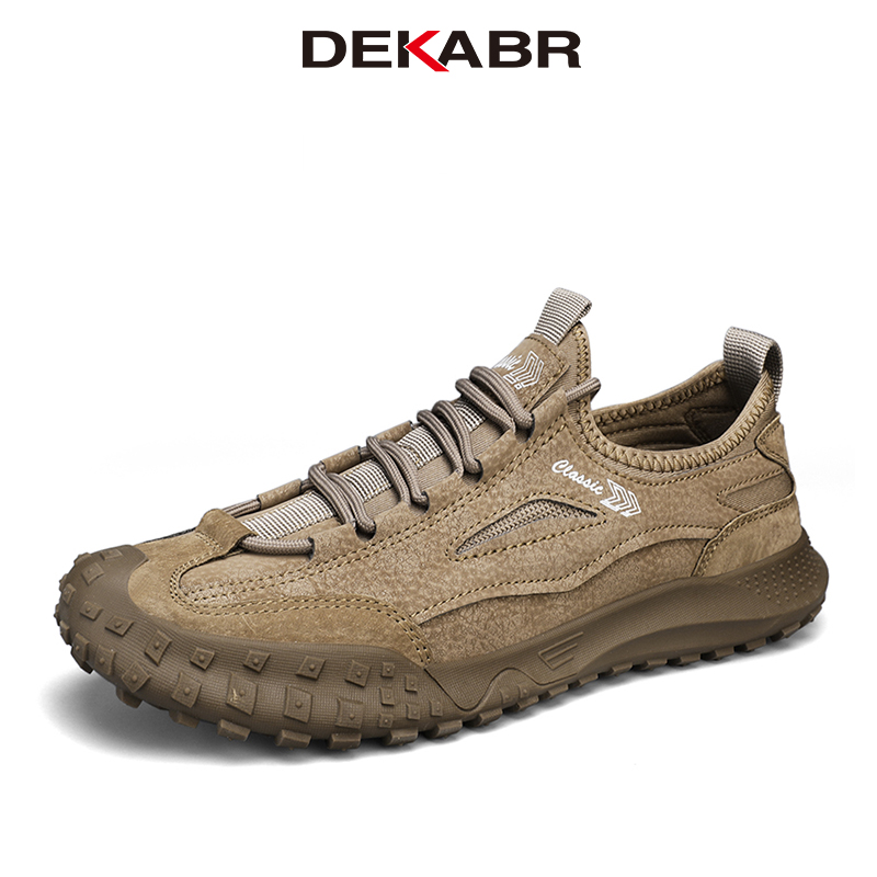 Dekabr Giày thể thao thời trang da chính hãng chất lượng cao xuân thu thoáng khí thoải mái cho nam cỡ giày thường ngày 38-45