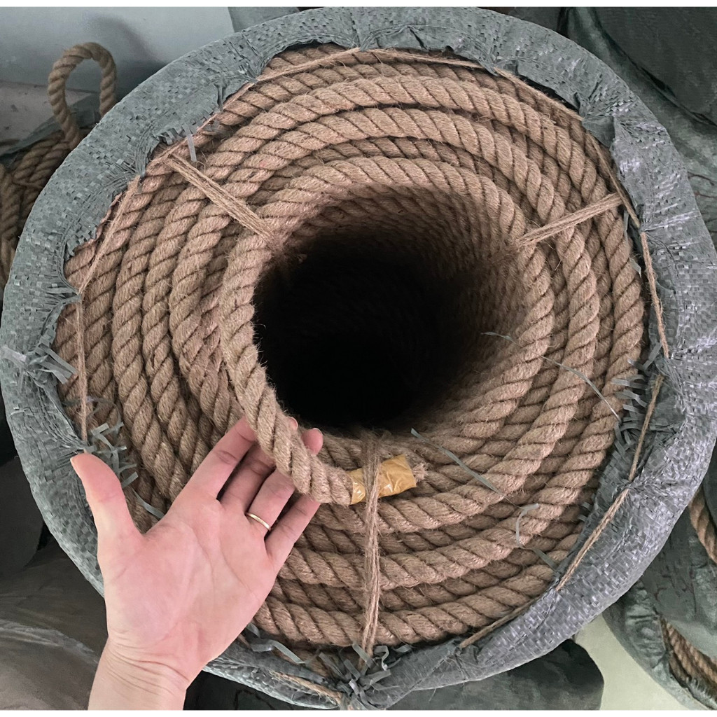 Dây thừng 18mm 20mm 25mm 30mm dây đay trang trí decor làm xích đu kéo co handmade diy